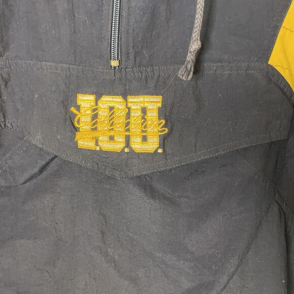 VTG 90s IOU Nylon 1/2 Zip Windbreaker Jacket Pullover Streetwear Skater Men LRG - Picture 8 of 15
